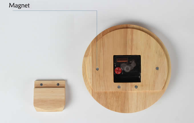 Modern Style Wooden Table Clock  