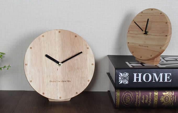 Modern Style Wooden Table Clock  