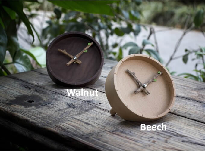 Plant Branch Desk Clock