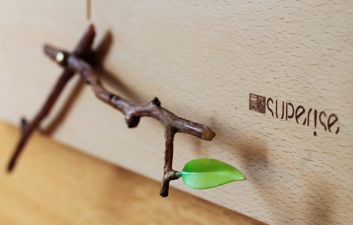 Plant Sprout Wall Clock