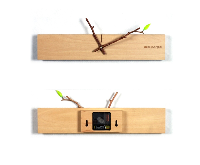 Plant Sprout Wall Clock