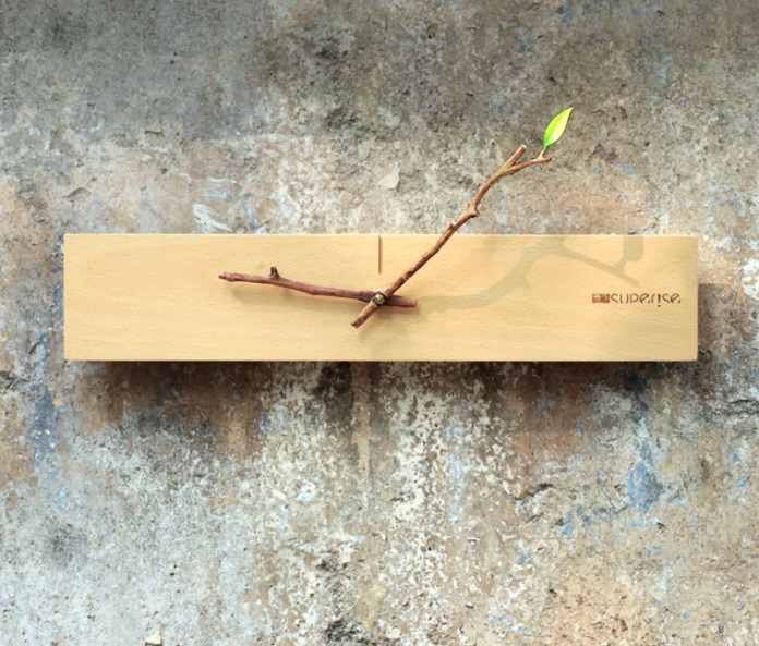 Plant Sprout Wall Clock