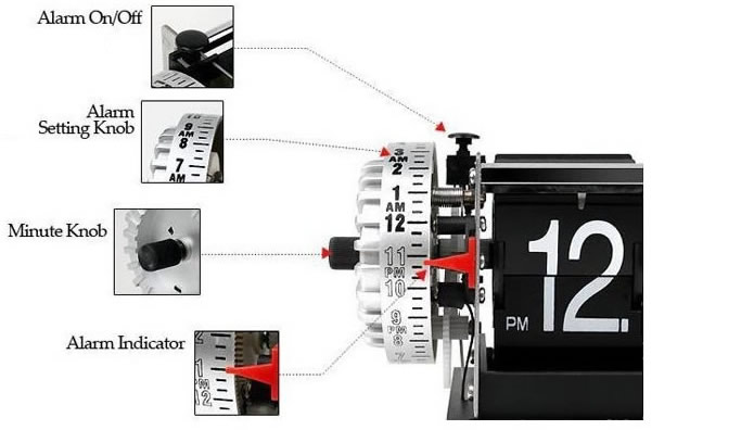 Small Mechanical Auto Flip Clock