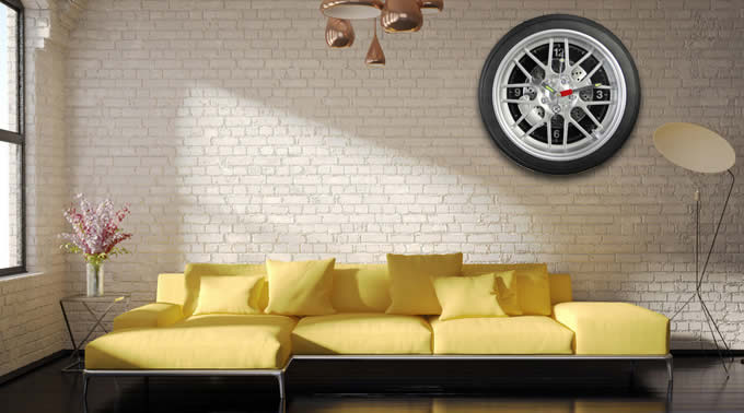  Tire Wall Clock,Desk Dlock