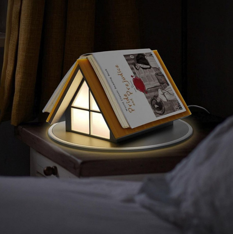 Diy Small House Desktop Table Lamp