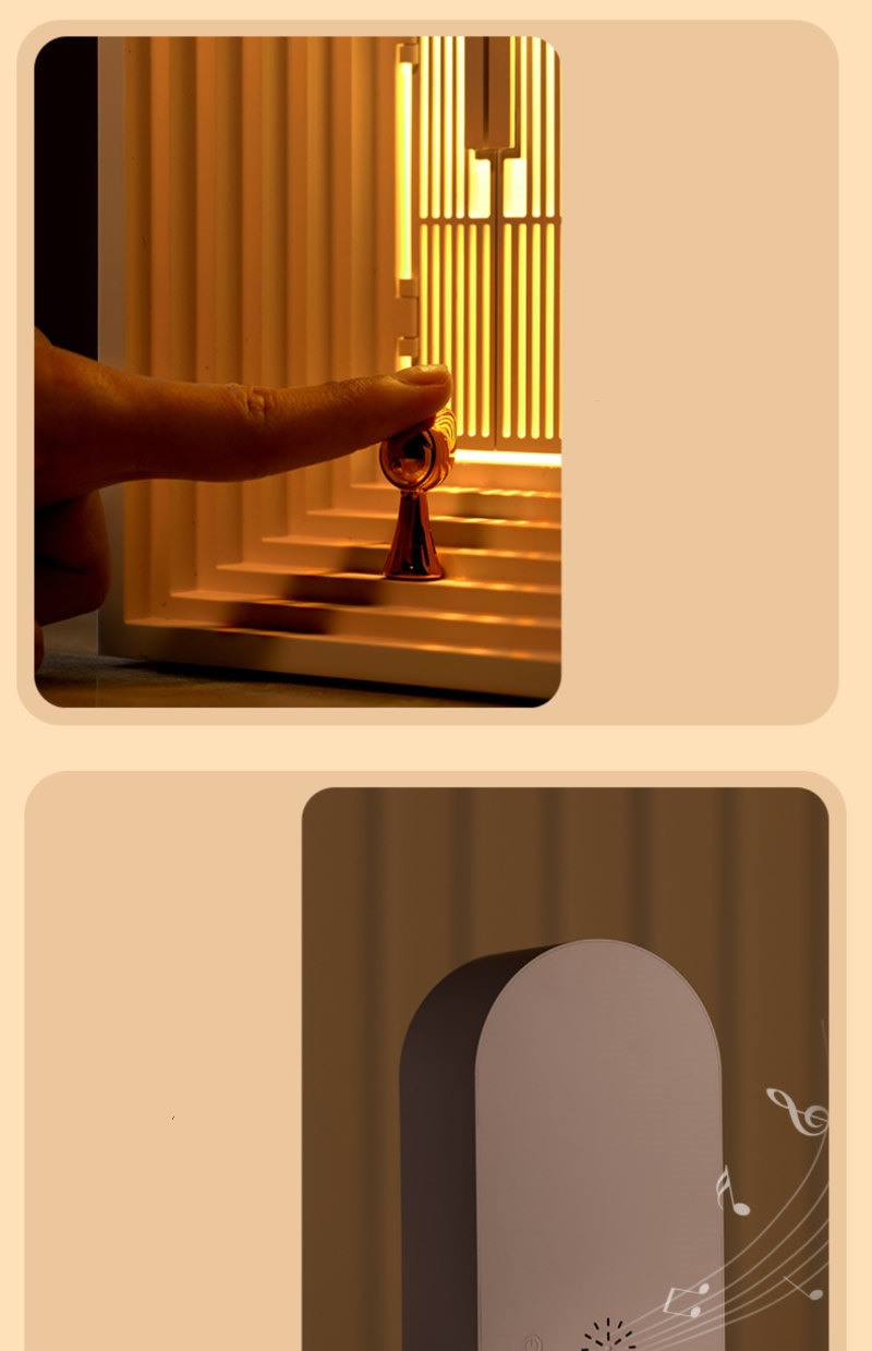 Exquisite Future Door Night Light With Speaker Function