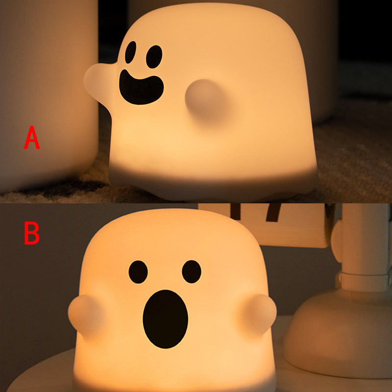 Funny Ghost Night Light, Halloween Holiday Gift Decoration