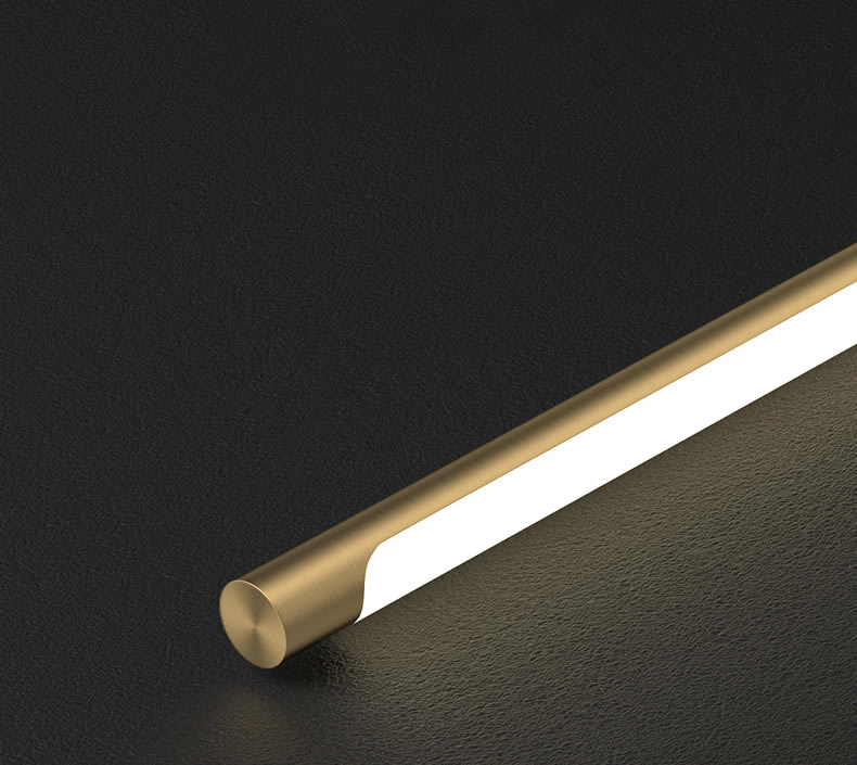 Minimalist Pure Copper Led Desk Lamp With Adjustable Angle