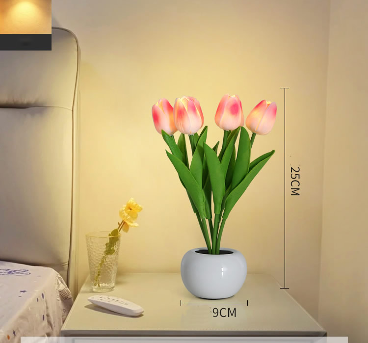 Tulip Night Light, Bedside Decorative Lamp