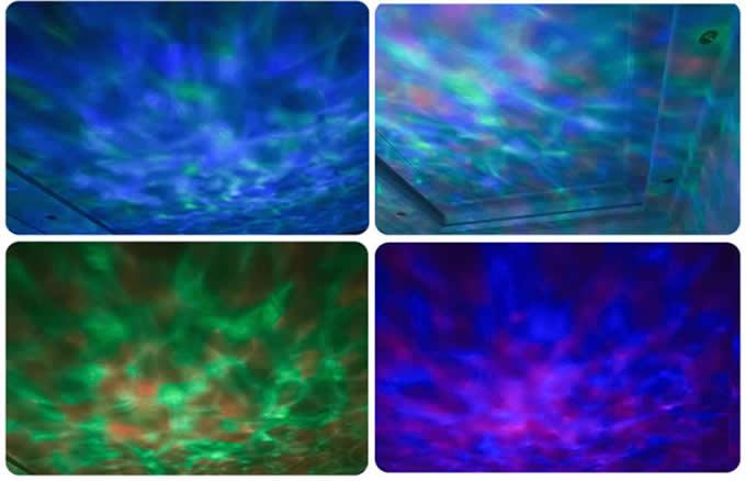 Colorful Mini Waves Night Light With Remote Control