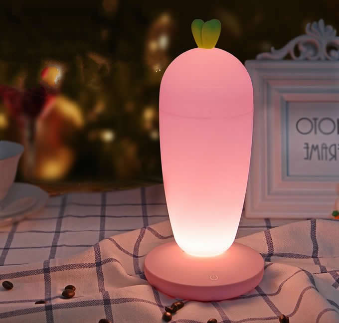 Cute Carrot Rechargeable Night Light