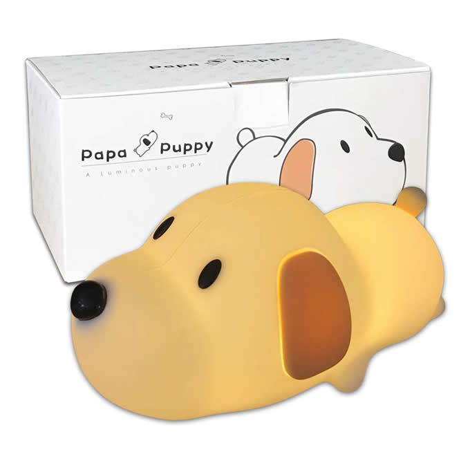 Cute Puppy Dog USB Rechargeable Children Night Light