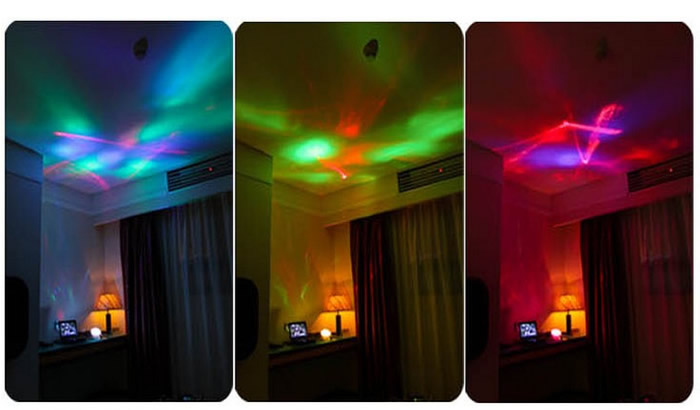 Fashion Diamond Color Changing Projection Lamp 