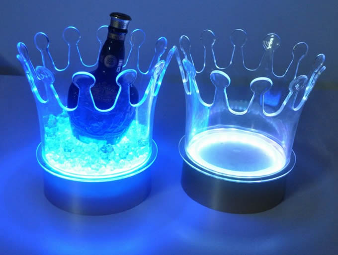 LED Color Changing Flashing  Ice Bucket
