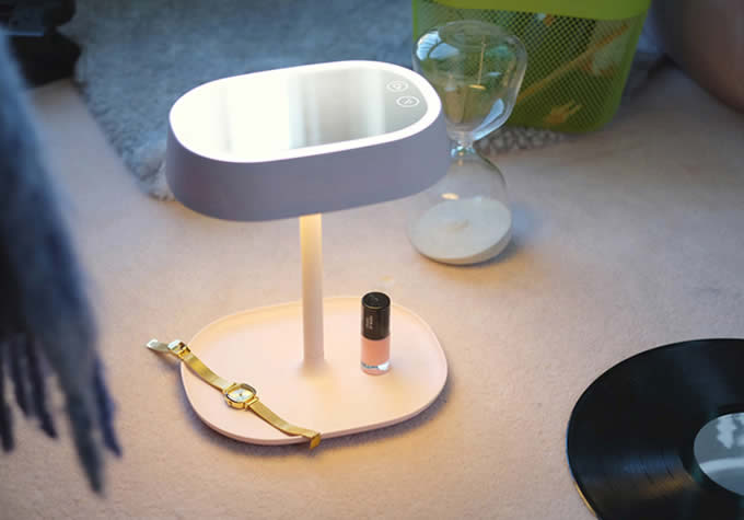   LED Lighted Makeup Mirror Table Lamp