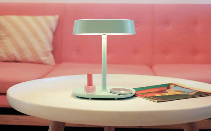   LED Lighted Makeup Mirror Table Lamp