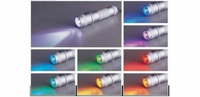 LED Multi-color Flashlight