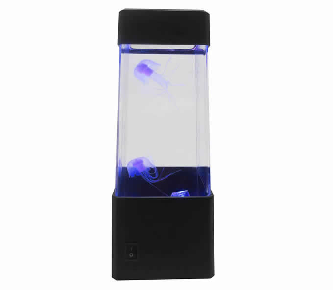 Led Mini Desk jellyfish Fish Aquarium Lamp