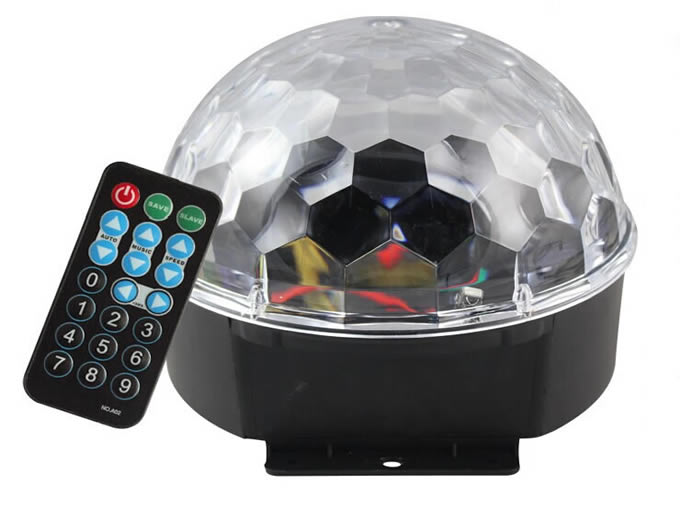 Multicolor Changing LED Magic Crystal Ball Effect Light