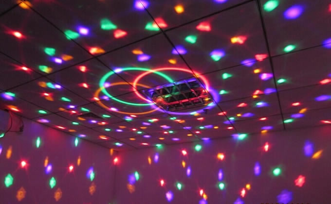 Multicolor Changing LED Magic Crystal Ball Effect Light