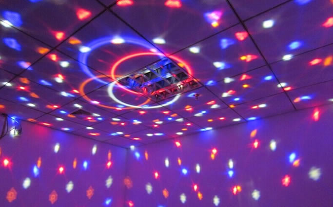 Multicolor Changing LED Magic Crystal Ball Effect Light