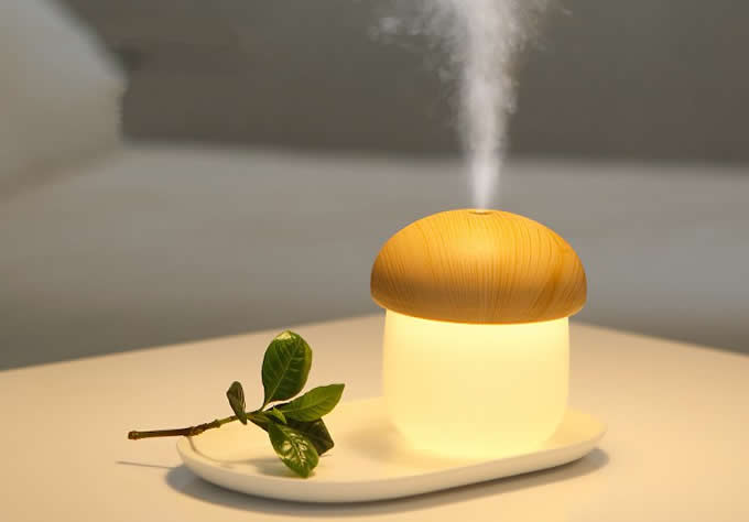 Mushroom Shaped Night Light Humidifier 