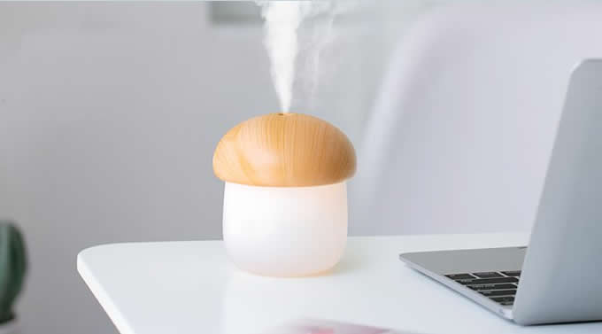 Mushroom Shaped Night Light Humidifier 