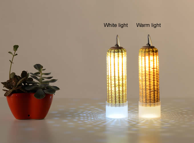 Nature  Bamboo Weave  USB Led  Night Light 