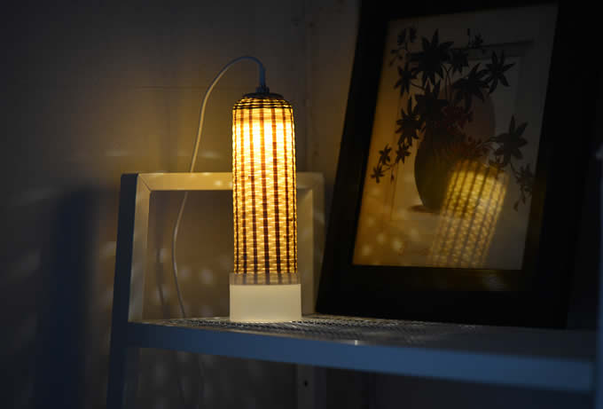 Nature  Bamboo Weave  USB Led  Night Light 