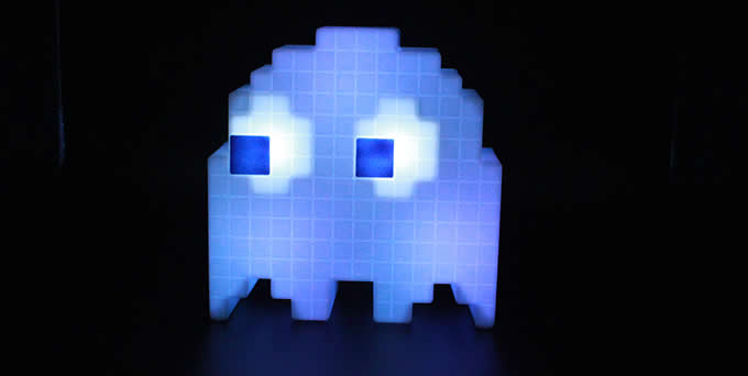 Pac Man Ghost Light USB Powered Multi-colored Lamp