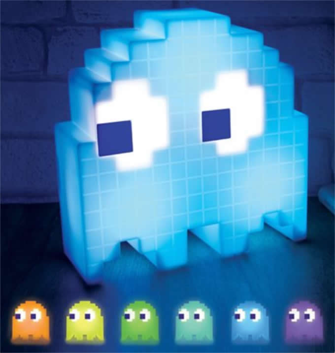 Pac Man Ghost Light USB Powered Multi-colored Lamp