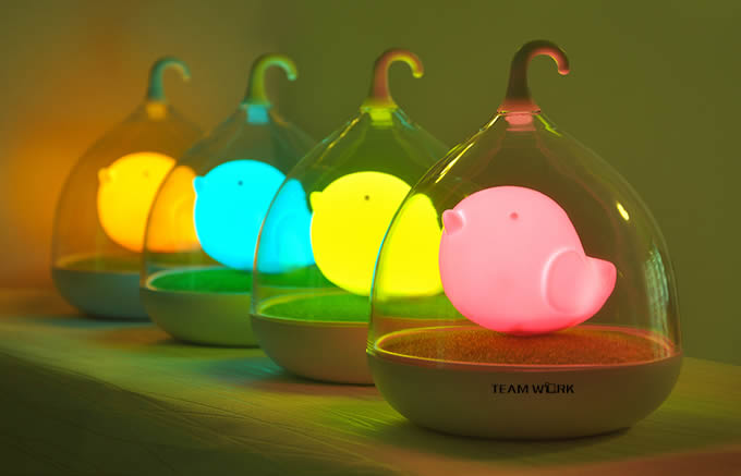   Portable Bird Rechargeable Led Night Light