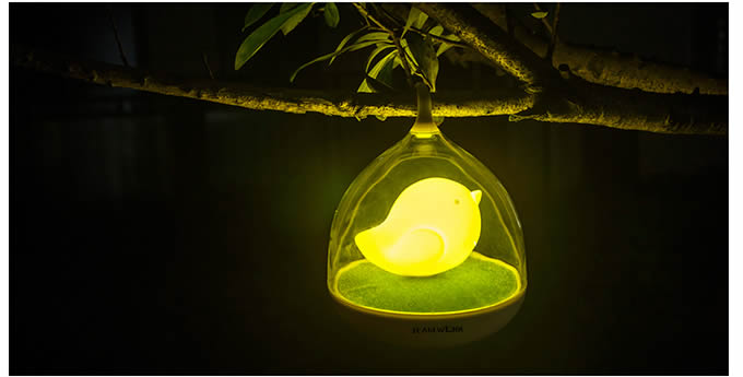   Portable Bird Rechargeable Led Night Light