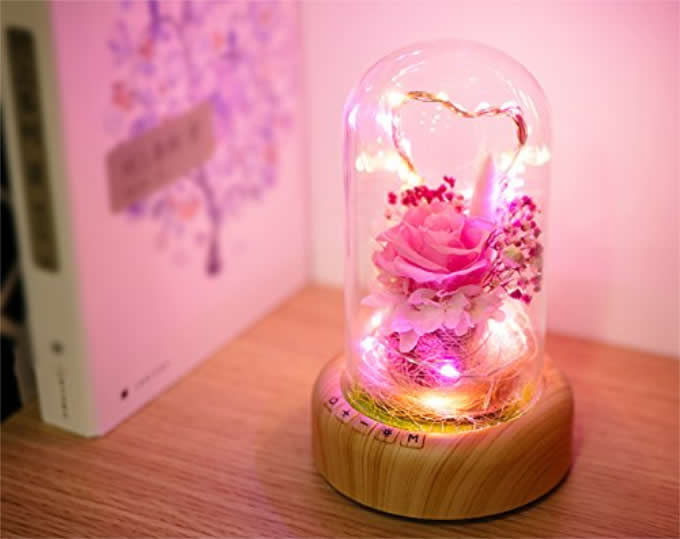   Portable LED Night Light Bottle Bluetooth Speaker 