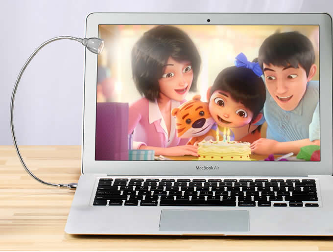 Portable USB Adjustable Flexible Keyboard LED Light Lamp