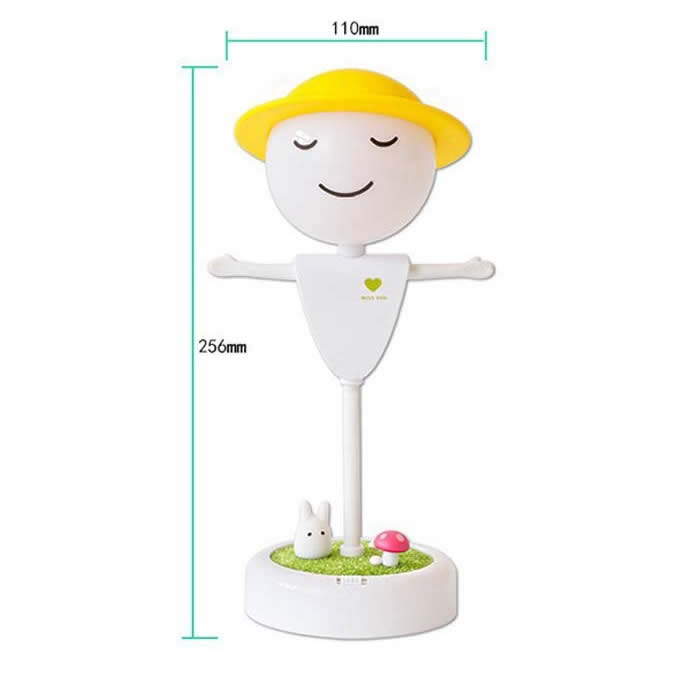   Rechargeable Cartoon  Scarecrow LED Lamp Light 