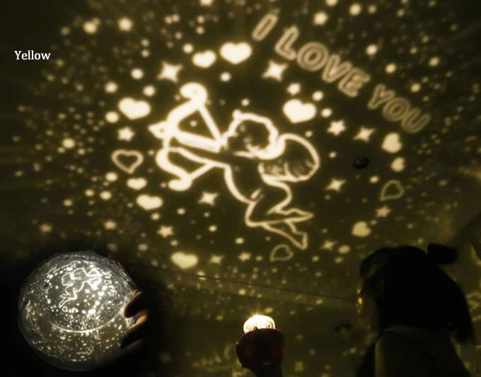   Romantic Rotating  Magic Ball Star Projector