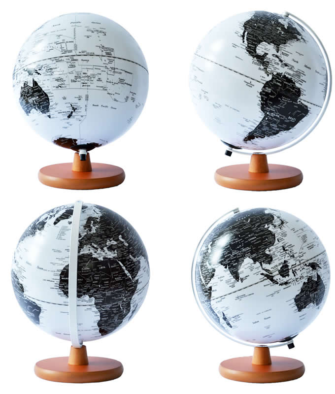   Rotating  LED  World Globe Table Lamp