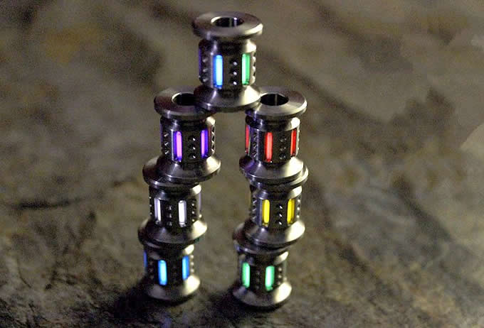 Tritium Nite Self-Luminous Pendant Keychain Light
