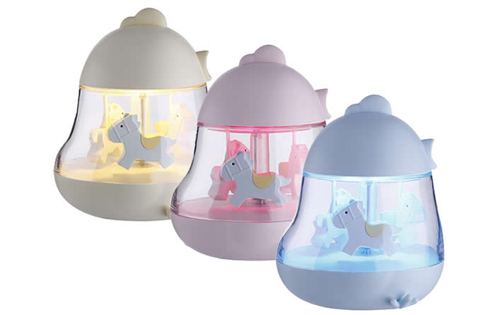  USB Merry-Go-Round Music Lamp Decor  Night Light