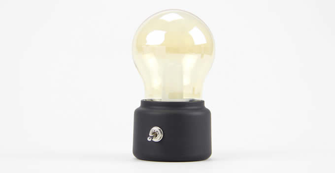 USB Rechargeable Bulb Desk Lamp with Base