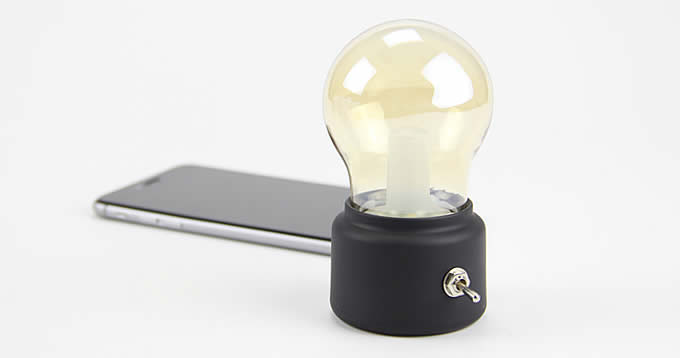 USB Rechargeable Bulb Desk Lamp with Base