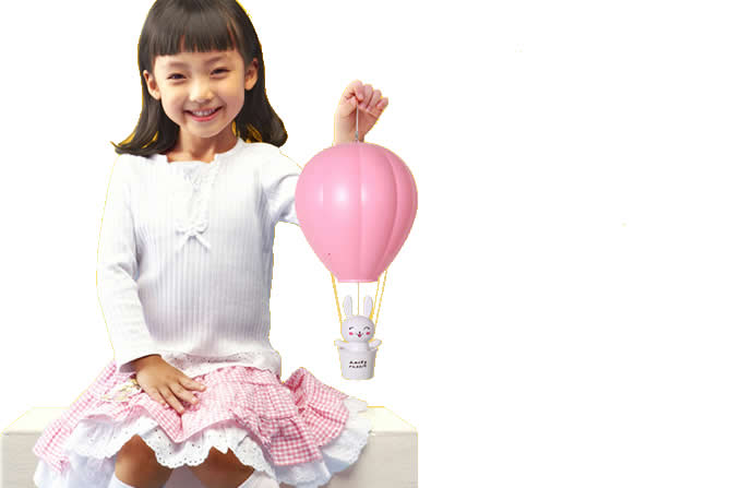 USB Rechargeable Hot Air Balloon LED Night Light with Wireless Remote Control