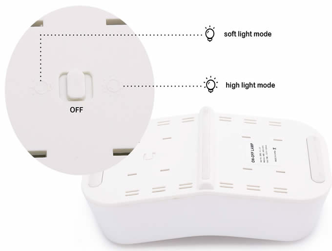 USB Rechargeable ON-OFF Night Lamp