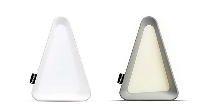  USB Rechargeable Triangle LED Table Lamp