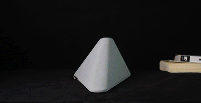  USB Rechargeable Triangle LED Table Lamp
