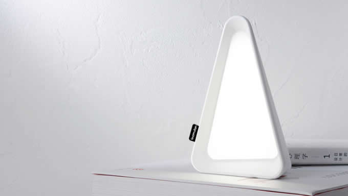  USB Rechargeable Triangle LED Table Lamp