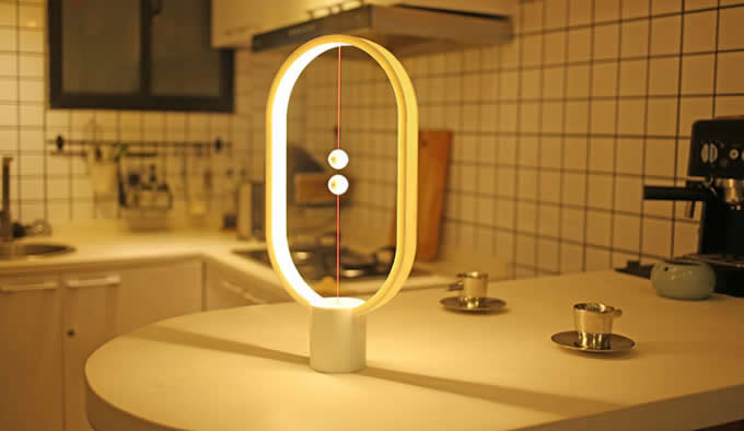 USB powered magnetic mid-air switch  LED lamp