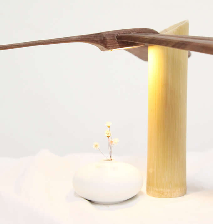  Handmade Wooden Dragonfly Balance Night Light