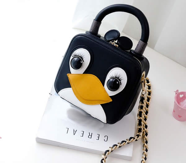 Cute Little Penguin Square Shoulder Bag handbag